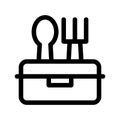 Dining icon or logo isolated sign symbol vector illustration