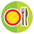 dining icon. Vector illustration decorative design