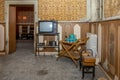 Dining room of an abandoned house, Urbex In northern Italy