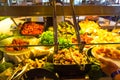 Dining Room Buffet aboard the luxury abstract cruise ship