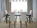 Dining room classic style Royalty Free Stock Photo