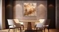 Shaman Painting: Modern Abstract Art For Dining Room Decor