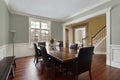 Dining room with foyer view