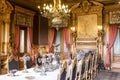 Dining room inside Castillo Chapultepec castle in Mexico City - Mexico Royalty Free Stock Photo