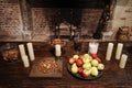 Dining room of Leonardo da Vinci, Amboise Royalty Free Stock Photo