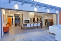 Dining room near patio in luxurious villa