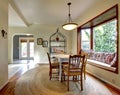 Dining room in old house Royalty Free Stock Photo