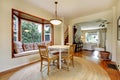 Dining room in old house Royalty Free Stock Photo