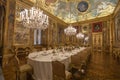 The Dining room in the Royal Palace of Torino (Turin), Italy Royalty Free Stock Photo