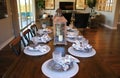 Dining Room Table Setting Royalty Free Stock Photo