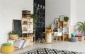 Dining space in loft