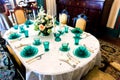 Dining table in the famous Latimer House in Wilmington