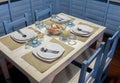 Dining Table with Marine Style Setup