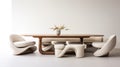 Yacobson By Douma: Organic Dining Table And Arm Chair