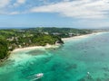 Diniwid Beach in Boracay Island. Philippines. Royalty Free Stock Photo