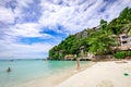 Diniwid beach view, white-sand beach in Boracay Island in the Philippine Royalty Free Stock Photo