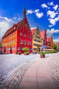 Dinkelsbuhl , Germany. Charming beautiful city on Romantic Road, Bavaria