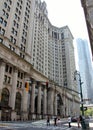 Dinkins Manhattan Municipal Building, Centre Street facade, New York, NY Royalty Free Stock Photo