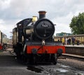 Steam Engine  - Dinmore Manor - West Somerset Railway Royalty Free Stock Photo