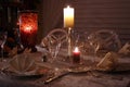 Dinner by Candlelight Royalty Free Stock Photo