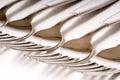 DInner Forks on white