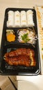 Dinner at a Japanese Restaurant with a very Delicious Unagi Bento Menu