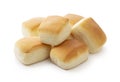 Dinner rolls on a white background Royalty Free Stock Photo