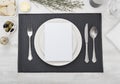 Dinner setting Royalty Free Stock Photo