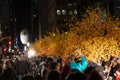 The Dinner table art display at the city wide free art festival, Nuit Blanche Royalty Free Stock Photo