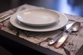 Dinner Table Setting Royalty Free Stock Photo