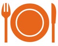 Dinnerware symbol