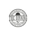 Dinning Restaurant Logo in Vintage Style