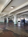 The dinning room in Alcatraz prison, San Francisco, California, USA Royalty Free Stock Photo