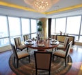 Dinning room in a apartment Royalty Free Stock Photo