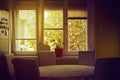 Dinning Room and Window Royalty Free Stock Photo