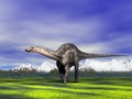Dino Dicraeosaurus Royalty Free Stock Photo