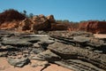 Dino footprints Royalty Free Stock Photo