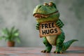 Dino Hug Day: Tyrannosaurus Rex Wants Free Hugs