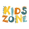 Dino Kids zone Royalty Free Stock Photo