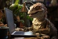 Dino - Power Laptops: Uncover prehistoric laptops powered by dinosaurs running primitive apps prehistoric stone age technology