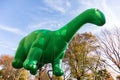 Dinosaur Balloon in the Macy`s Thanksgiving Day Parade in New York City Royalty Free Stock Photo