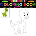 Dinosaur coloring book Royalty Free Stock Photo