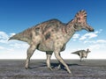 Dinosaur Corythosaurus Royalty Free Stock Photo