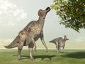 Dinosaur Corythosaurus Royalty Free Stock Photo