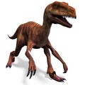 Dinosaur Deinonychus Royalty Free Stock Photo