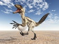 Dinosaur Deinonychus