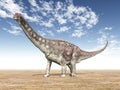 Dinosaur Diamantinasaurus Royalty Free Stock Photo