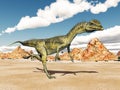 Dinosaur Dilophosaurus Royalty Free Stock Photo