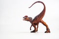 Dinosaur , Dilophosaurus on white background