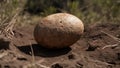 The dinosaur egg was a clue in the murder case. It had been found near the crime scene,